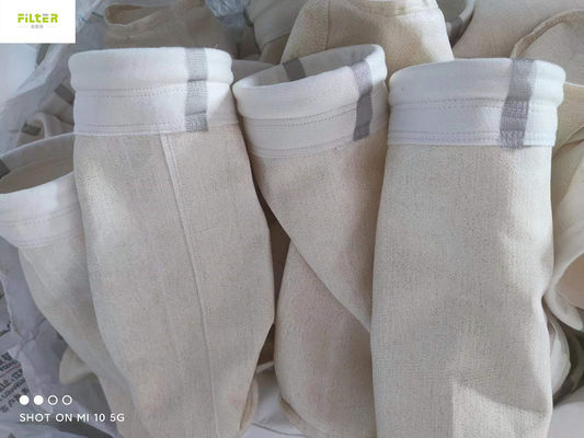 Aangepaste de Filterkokers Op hoge temperatuur van 550GSM Nomex Aramid voor Stofindustrie