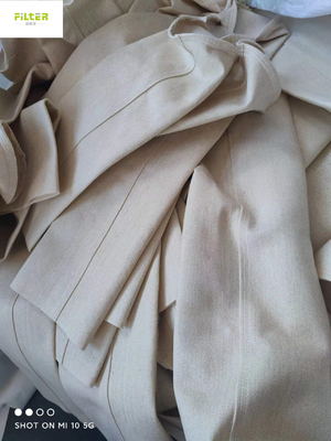 De Filtersokken van 500GSM~550GSM Nomex Aramid met Hoge Transparante Siliconelijm