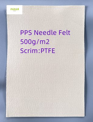 de Filterdoek van 450gsm ~ 550gsm PPS voor PPS Filtersokken