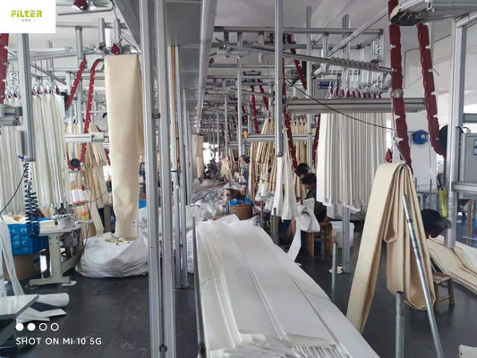 PPS Nomex PTFE de Filterdoek van de Glasvezellucht voor het Systeem van de Stofcollector