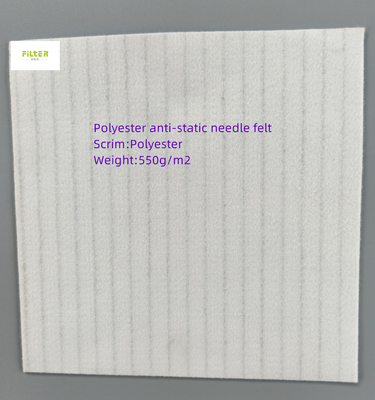 550GSM polyester Gevoelde de Doeknaald van de 0,3 Micronsfilter