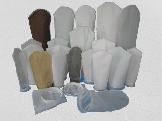 Aquarium 10 micron PP vloeistoffilterzak met plastic ring 7"X32"