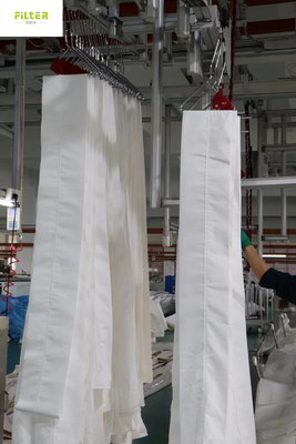 Geplooide de Filterzak van het douane Witte PTFE Stof Verwijdering voor Stofcollector