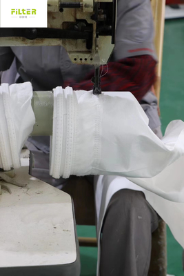 Van de Vezelbaghouse PTFE van 100% PTFE de Filterzak voor Dampbehandeling