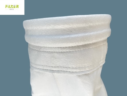 De witte Zak Op hoge temperatuur van de Polyesterfilter 0,2 - 2mm Dikte