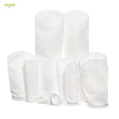 1# - 5# PTFE-vloeistoffilterzakjes met 0,5-600 micron filtratie nauwkeurigheid