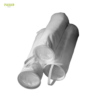 Warm smelten NMO Liquid Filter Bag Plastic Ring Top And Arc Shape Onderkant