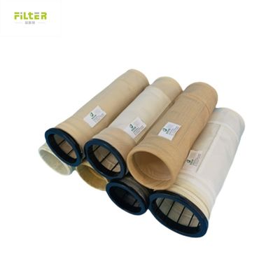 Luchtfilter 550GSM Polyester olie en water afstotend filterhulzen voor cementfabriek
