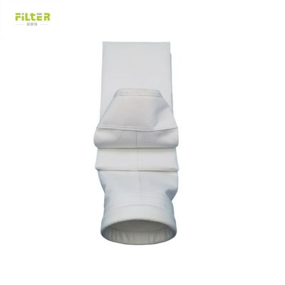 Custom 550GSM Polyester Naald Felt Steel Ring Filter Bag voor luchtfilter