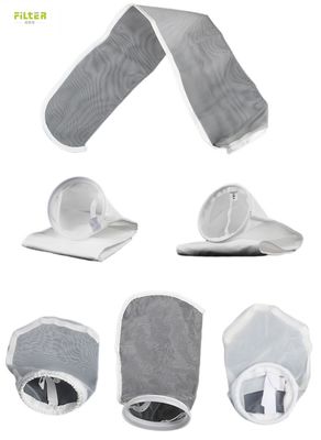 Chemisch bestand vloeistoffilter zak verkrijgbaar in nylon polyester en polypropyleen materialen voor industriële