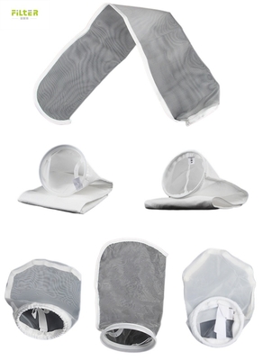 Industriële chemisch bestand vloeistoffilterzak Nylon polyester en polypropyleen opties voor hoge temperatuur toepassingen