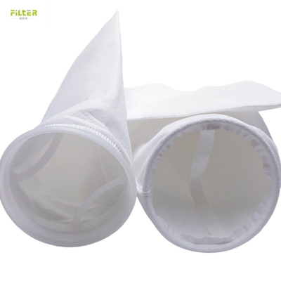 Gepersonaliseerde grootte Liquid Filter Bags Hoogtemperatuur In Nylon Polyester En Polypropyleen Materialen
