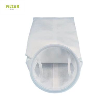 Plastic ring and sewing thread bottom nylon monofilament liquid filter bag voor de chemische industrie