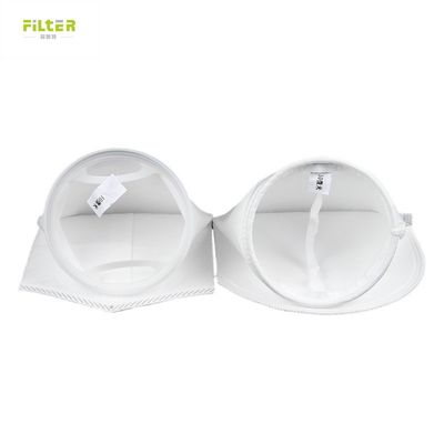 Plastic ring and sewing thread bottom nylon monofilament liquid filter bag voor de chemische industrie