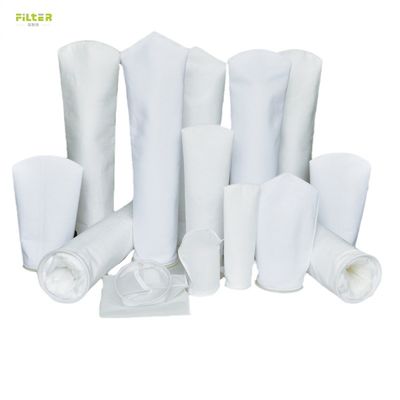 Hoogtemperatuurbestendige nylon PP polyester vloeistoffilterzak voor industriële afvalwaterzuivering