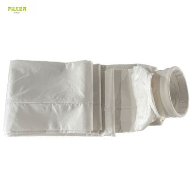 Naaldfilter Nomex PTFE Polyesterstoffilter Sleeve PPS stofverzamelaar Filterzakken Voor cement Asfalt Plant 450-550GSM