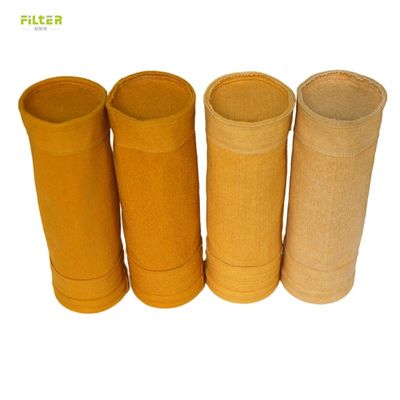 Industriële filterzak Filtermouwen stofverzamelaar Polyester PPS PTFE P84 Nomex Glasvezel zak Stoffilterzak met filter