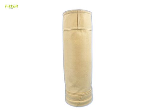 Lange levensduur Aramid Filter Bag Gebouwd met Meta Aramid vezels voor hoge temperatuur en chemische weerstand in industriële