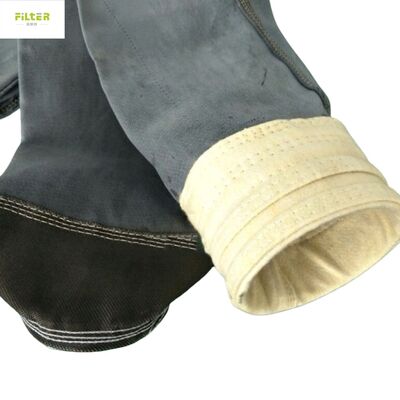 Zware PPS-filterzakjes met glasvezel-scrim en PTFE-doopbehandeling voor stoffiltratie in industriële installaties