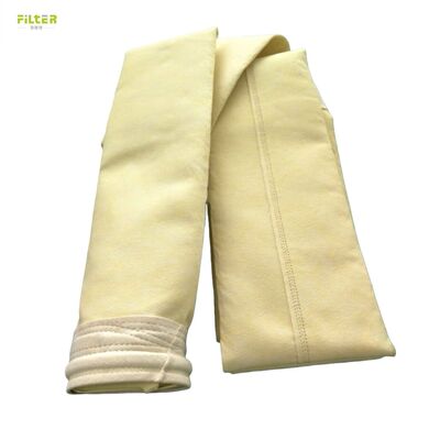 Fiberglass Filter Bag Featuring Heat Set and Calendering Finish Treatments for Enhanced Durability and Dust Filtration