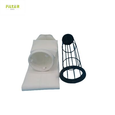 Hoge temperatuur filterzakken Polyester Nomex PTFE PPS P84 Glasvezel Industrieel vilt voor stofafscheiding Cement Kolenmijn Staalfabriek