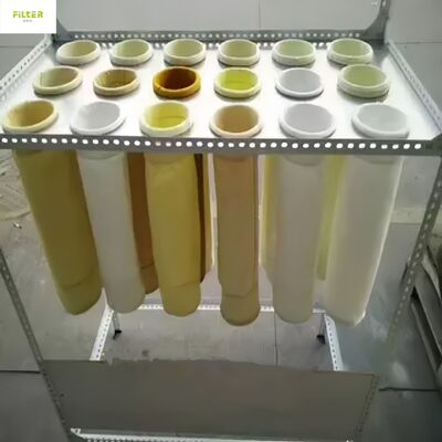 Filterzakken voor stofverzamelaars gemaakt van polyester Nomex PTFE PPS P84 glasvezel voor stofverzameling in cementmijnen en staalfabrieken