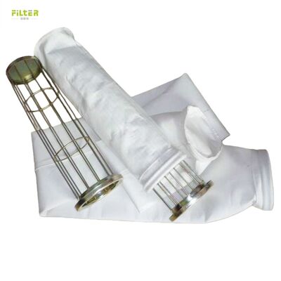 Industriële PTFE-filterzak met water- en olieafstotende coating en hoge treksterkte voor verbrandingstoepassingen