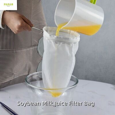Herbruikbare ultra fijne mesh sapfilter zak voedselkwaliteit fruit sap strainer zak