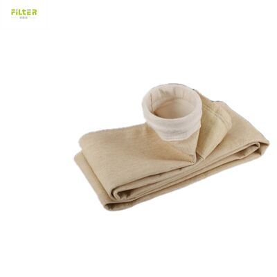 Aanpasbare P84-filterzakken geproduceerd met 550 GSM P84-filterdoek voor verschillende industriële stofafzuigsystemen