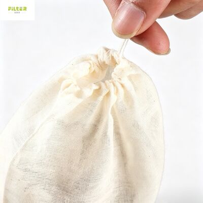 Vloeistoffilterzak Duurzaam Nylon Gaas Voedselveilig Materiaal Herbruikbaar Ontwerp Fijne Gaas Zeef Diverse Micron Opties Trekkoordsluiting