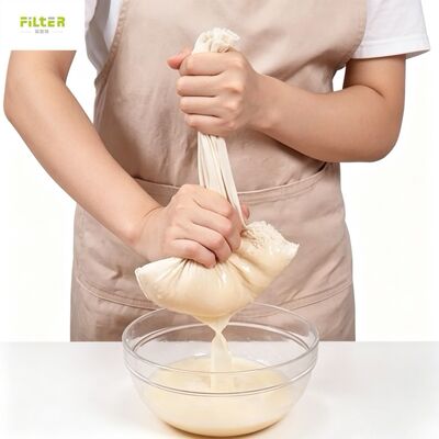 Voedselkwaliteit Nylon Filterzakken, Herbruikbare Fijne Gaas Zeefzak voor Babyvoeding Puree, Fruit Groentesap Filter