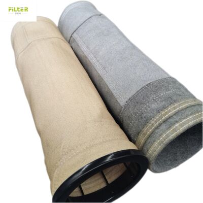 Anti-corrosieve hoge temperatuur glasvezel Aramid PPS PTFE filterzak voor industrieel zakfilter