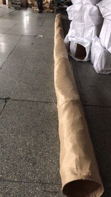 Bestand de Filterzak op hoge temperatuur, Zure & Alkali van het Glasvezel oil&water afstotende Stof voor Staalfabriek