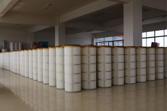 De ijzerdekking plooide Filterpatroon Drie - Handvaten voor Grote Stofconcentratie