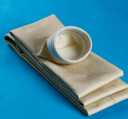 Aramid-Filterzak op hoge temperatuur 450GSM~550GSM voor Cementinstallatie