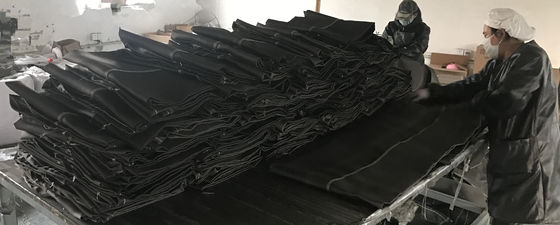 Van de Glasvezelbaghouse van de stofverwijdering van de Filterzakken 630GSM Bestand Op hoge temperatuur