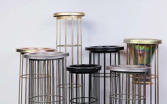 De de Filterzak van Koolstofstaalbaghouse kooit Aangepaste Grootte Met hoge weerstand