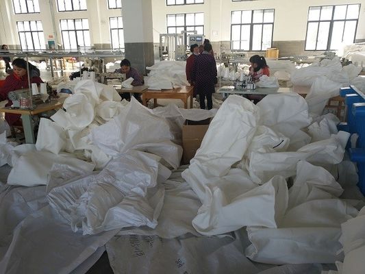 Aangepaste Vloeibare de Filterzak van de Ritssluitings Witte Polyester voor Waterbehandeling