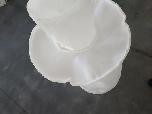 Aangepaste Vloeibare de Filterzak van de Ritssluitings Witte Polyester voor Waterbehandeling