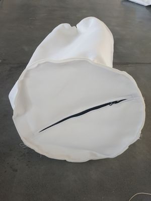 Aangepaste Vloeibare de Filterzak van de Ritssluitings Witte Polyester voor Waterbehandeling