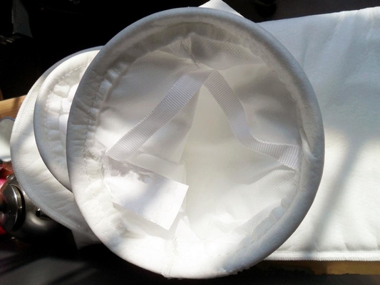 4 duim Plastic Ring 150 Micron Mesh Nylon Filter Bag met Staalring