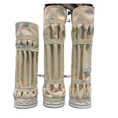 Geplooide Niet-geweven Polyester Gevoelde Filterzakken met PTFE-Membraan