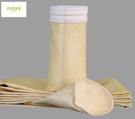 500GSM de acrylfilterzakken met PTFE-Membraan het Kalanderen eindigen