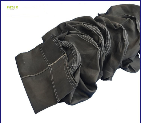 De zwarte Zak van de Glasvezelfilter voor de Corrosieweerstand van de Cementinstallatie