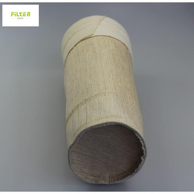 De Filterzak op hoge temperatuur 500 Gsm 550 Gsm van PTFE Aramid Nomex