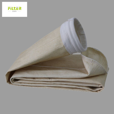 De Filterzak van het hoog rendement550gsm Nomex Aramid Stof in Staalindustrie